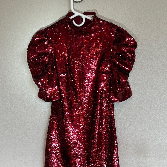 Alice + Olivia Brenna Sequin Bodycon Dress - Picture 11 of 13